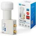 Produktbild: hb-digital LNB Twin für 2 Teilnehmer UHD 202 W LTE Filter wetterfest