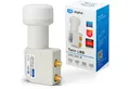 Produktbild: HB-DIGITAL LNB Twin für 2 Teilnehmer UHD 202 W LTE Filter wetterfest weiß Universal-Single-LNB (für 2 Teilnehmer, Die vergoldeten F-Anschlüsse für noch bessere Signalübertragung)