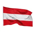 Produktbild: Fahne Flagge Österreich Österreichische Hissflagge 90X150cm 2 Ösen Länderfahnen