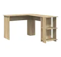 Produktbild: vidaXL Eck-Schreibtisch Sonoma-Eiche 140 x 113,5 x 75 cm Holzwerkstoff (1-St)