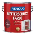 Produktbild: Renovo Wetterschutzfarbe 0,75 L schwedenrot RAL 3103