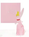 Produktbild: Pop-Up Karte Kleine Fee - 3D Feenkarte „Tinkerbell – Feenstab & Feenstaub“ – Geburtstagskarte, Einladungskarte & Glückwunschkarte zu Geburtstag & Kindergeburtstag für Mädchen in Pink & Rosa -