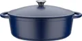 Produktbild: GSW Gusseisen ovaler Bräter Blue Magic 33x26 cm / 6,4 Ltr., 717328, Gusseisenca. 6,4 L