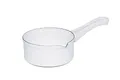 Produktbild: Riess, 0034-033, Babystielkasserolle 14 cm, CLASSIC- WEISS, Inhalt 0.75 Liter, Emaille, weiss, Induktion
