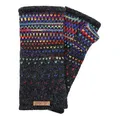 Produktbild: Damen Pulswärmer Armstulpen Modell Ida Anthrazit Regenbogen 2 95R