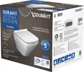 Produktbild: Duravit Wand-WC-Set COMPACT RIMLESS DURASTYLE weiß