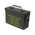 Produktbild: HMF 70010 Munitionskoffer, US Ammo Box, Metallkiste, 27,5 x 17,5 x 9,5 cm, Grün