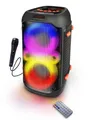 Produktbild: 5901299961193 Esperanza EP156 BT FM LED RGB KARAOKE Lautsprecher schwarz 20W Esp