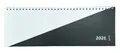 Produktbild: ADINA Terminkalender 2026 ADINA Tischquerkalender 1W/2S schwarzweiss Kartondeckel