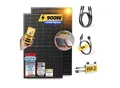Produktbild: Balkonkraftwerk 900W/800W Solaranlage mit Dach Halterung (Einzelmontage) Halterung Steckerfertig WIFI Komplettset Photovoltaik Anlage 800W, Kabellänge: 5m