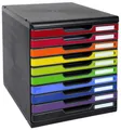 Produktbild: EXACOMPTA Schubladenbox MODULO A4, 10 Schübe, harlekin