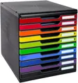 Produktbild: Exacompta 302798D Ablagebox Modulo (mit 10 Laden 26mm hoch, DIN A4+) 1 Stück, sc