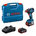 Produktbild: Bosch Akku-Drehschlagschrauber GDX 18V-200 mit 2x Akku GBA 18V 4.0Ah in L-Case