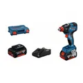 Produktbild: Bosch GDX 18V-200, 2x Akku GBA 4 Ah, Schnellladegerät, L-Case.