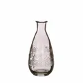 Produktbild: NaDeco Glasflasche 'Rome', Höhe 15,8cm, Durchmesser 7,5cm, viele Farben zur Auswahl | Glasvase Dekoflasche | Glas-Flaschen | Deko-Vasen | Kleine Flaschen | Deko-Blumenvase, Farbe:Grau