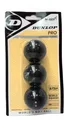 Produktbild: DUNLOP Squashbälle Pro doppelGelb, 3 Stück im Blister, Offizieller Turnier-Squashball