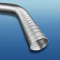 Produktbild: Edelstahl Flexrohr Edelstahlwellrohr Flexibel Lüftungsrohr Edelstahlwellrohr 1m