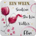 Produktbild: UNTERSETZER EIN WEIN - SWEI WEIN VON SHEEPWORLD NEU