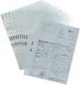 Produktbild: DURABLE Prospekthülle Prospekthülle A4 PP 80my Universallochung glasklar VE=100 Stück