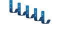 Produktbild: SO-TECH® Kleiderhaken Wandhaken Edelstahl 60 x 20 x 45 mm oder 142 x 20 x 45 mm, (5-St), kleiner Jackenhaken mit abgerundeten Kanten blau