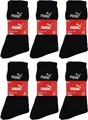 Produktbild: 18 Paar Herren Puma  Crew Sport Tennis Socken schwarz Gr. 43/46