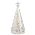 Produktbild: Räder Living Glastanne Sterne Gold klein LED Dia:10cm Höhe:22cm