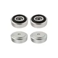 Produktbild: 4er-Set Dynavox Alu Gerätefüße midi Ø 30 mm silber Gerätefüsse / Hi-Fi Case Feet