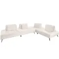 Produktbild: Kawola Ecksofa, Creme, Textil, Echtholz, 4-Sitzer, Füllung: Komfortschaum, 350x240 cm, Wohnzimmer, Sofas & Couches, Wohnlandschaften, Ecksofas