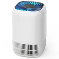 Produktbild: AROEVE Luftreiniger mit H13 HEPA 3-Stufen-Filter, Luftreiniger für Schlafzimmer, 5W Energieverbrauch, Leise 22dB mit Aroma, reduziert Pollen, Rauch, Tierfell, Weiß