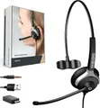 Produktbild: GEQUDIO Headset (mit Wechselverschluss für mehrere Endgeräte, inklusive Anschlusskabel)
