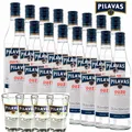 Produktbild: Ouzo Pilavas Nektar 16x 700ml/38% gratis 4 Pilavas Gläser