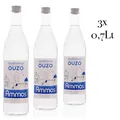 Produktbild: Ouzo Ammos 3x Ouzo Gatsios 37,5 % Alk. 0,7L mit Anis Aperitif Griechische, Greek
