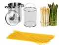 Produktbild: Spargeltopf Kochtopf EDELSTAHL INDUKTION Nudeltopf Sieb Pastatopf Spaghettitopf