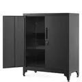 Produktbild: Metallschrank RAVEN, 40x80x90 cm, schwarz - Schwarz