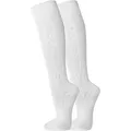 Produktbild: FussFreunde Trachtensocken 2 Paar Kniebundhosen Strümpfe reinweiß Trachten Baumwolle Oktoberfest (2 Paar) hochwertige gekämmte Baumwolle, gute Länge und Wadendehnung weiß 43-46