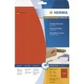 Produktbild: HERMA Special - Permanent selbstklebende, matte Papieretiketten - Rot - 25,4 x 10 mm - 3780 Etikett(en) (20 Bogen x 189) (4244)