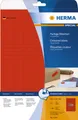 Produktbild: HERMA Etikett, Inkjet/Laser/Kopierer, selbstklebend, 25,4 x 10 mm, rot (3.780 Stück), Sie erhalten 1 Packung á 3780 Stück