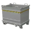 Produktbild: Baustoffcontainer BC 1000, lackiert, Mausgrau