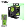 Produktbild: Huepar 901CG grüner 2D Kreuzlinienlaser mit Laserdetektor LR8RG
