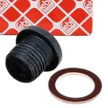 Produktbild: febi Ölablassschraube + Dichtring für VW TOUAREG AUDI A4 A5 A6 A7 Q5 Q7 N0160276