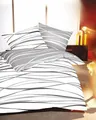 Produktbild: Kaeppel Wendebettwäsche Motion, Mako-Satin, 2 teilig, Mit feinen Wellenlinien