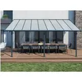 Produktbild: Palram - Canopia Terrassenüberdachung Sierra 555 cm x 295 cm Grau