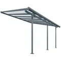 Produktbild: Canopia Aluminium Terrassenüberdachung Sierra Anthrazit 299x555x305 Cm - Palram