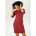 Produktbild: Aniston SELECTED Jerseykleid in Jacquard-Qualität rosa|rot|schwarz 48 EU