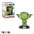 Produktbild: FUNKO POP Star Wars #124 Green Chrome Yoda - 2019 Summer Convention - Vinyl Figu