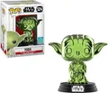 Produktbild: Green Chrome Yoda 2019 Summer Exclusive Star Wars POP! #124 Vinyl Figur Funko
