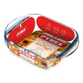 Produktbild: Pyrex Quadratische Glas Backform Air Fryer 20x17 cm 1 L Borosilikat 1 Portion