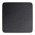 Produktbild: Villeroy & Boch Manufacture Rock Servierplatte / Gourmetteller quadratisch 32,5x32,5x1,5 cm Manufacture Rock 1042392680