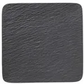 Produktbild: Villeroy & Boch Manufacture Rock Servierplatte quadratisch schwarz 32,5 cm