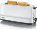 Produktbild: Automatik-Langschlitztoaster Automatik-Toaster mit Brötchenaufsatz Edelstahl ...